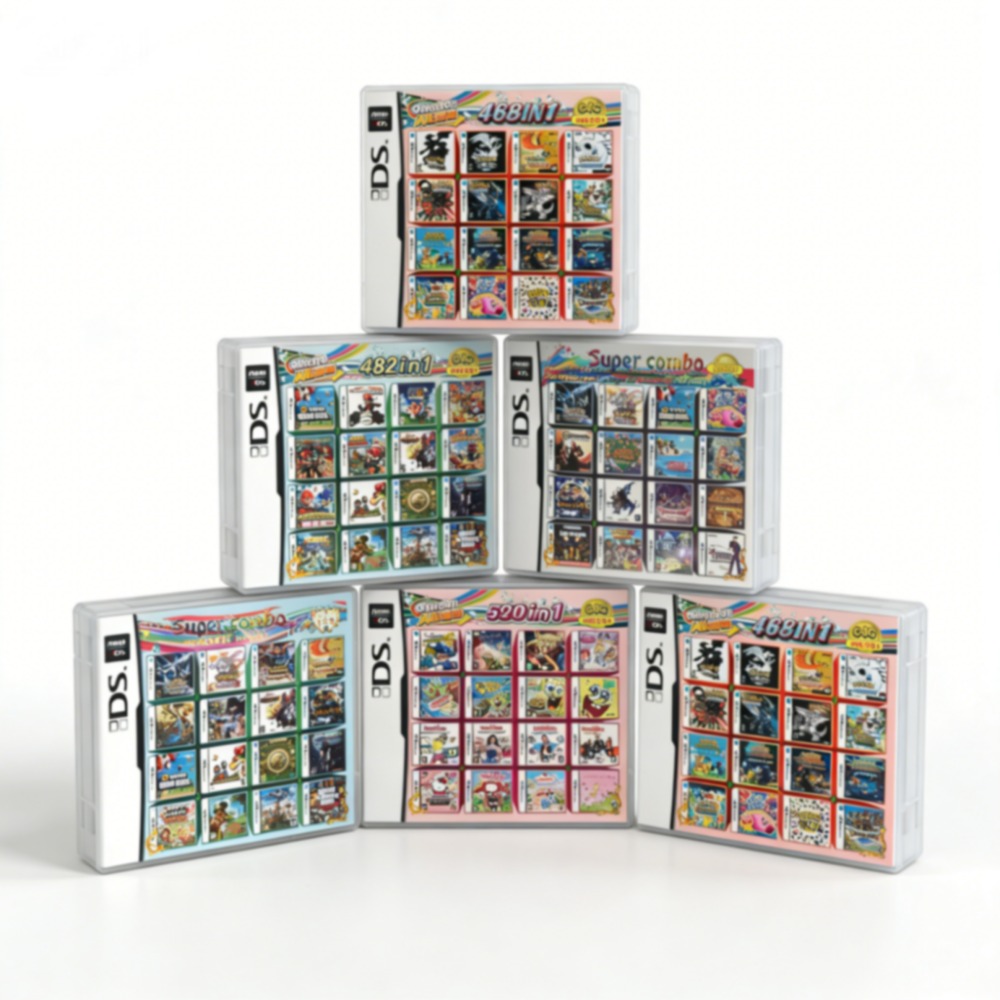 Retro Gaming Machine - •Pokem0n Themed Multi-Game Cartridge For DS/3DS/NDSL/2DS-Preloaded