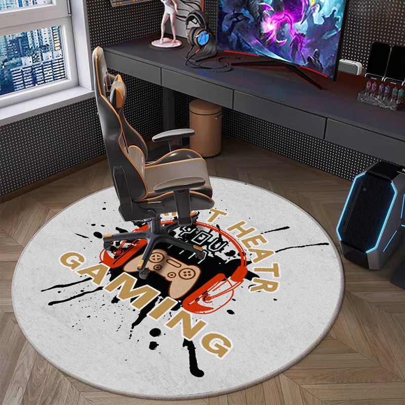 Retro Gaming Headset - Retro Gaming Theme Headset Graphic Round