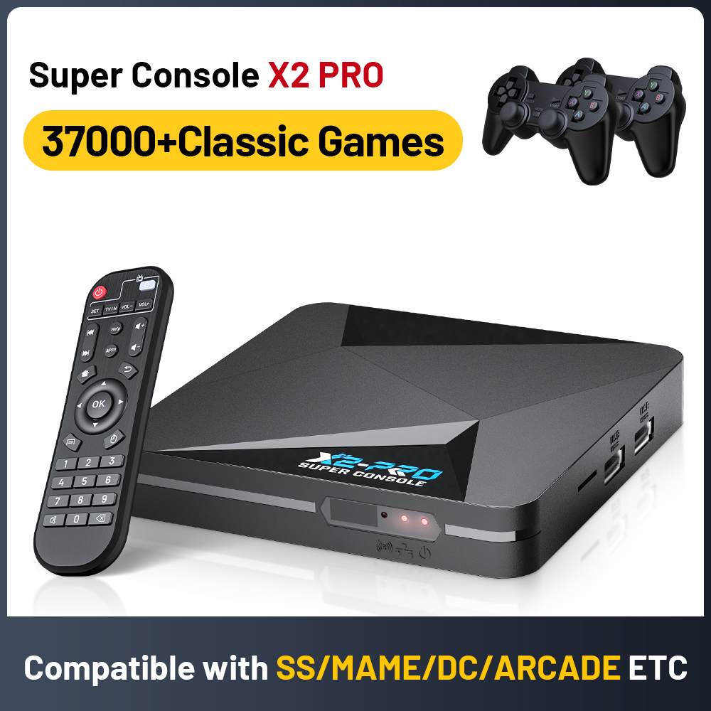 Retro Gaming X2 Pro - Retro Video Game Console KINHANK Super