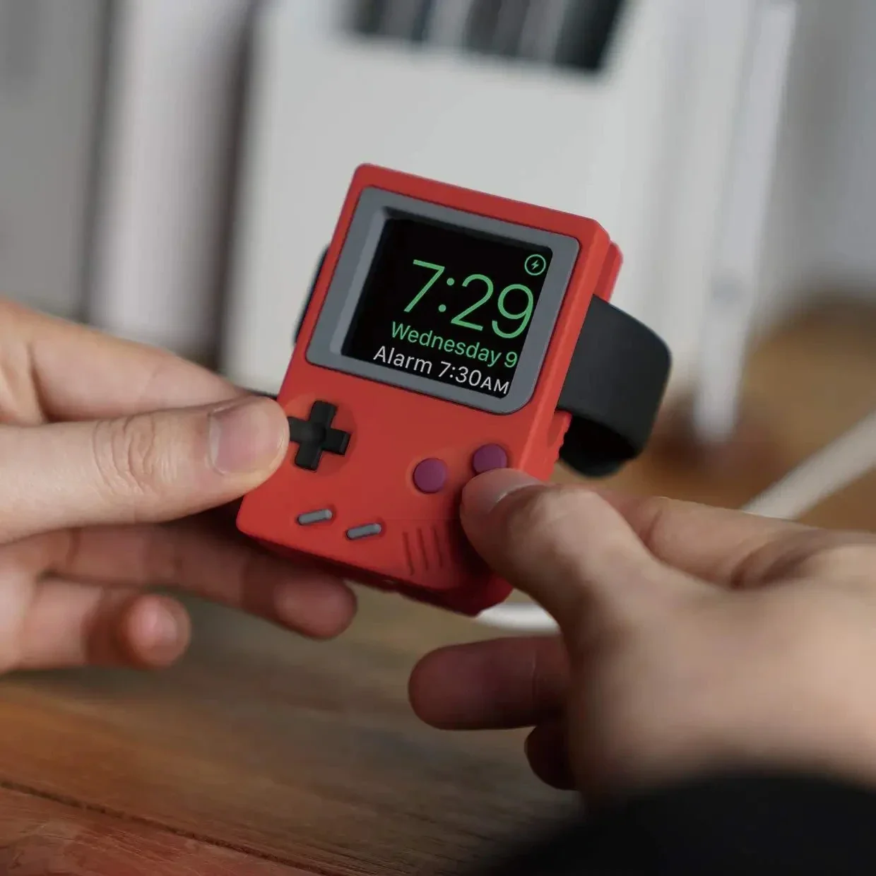 Retro Gaming Machine - Silicone Holder for IWatch Charger Stand