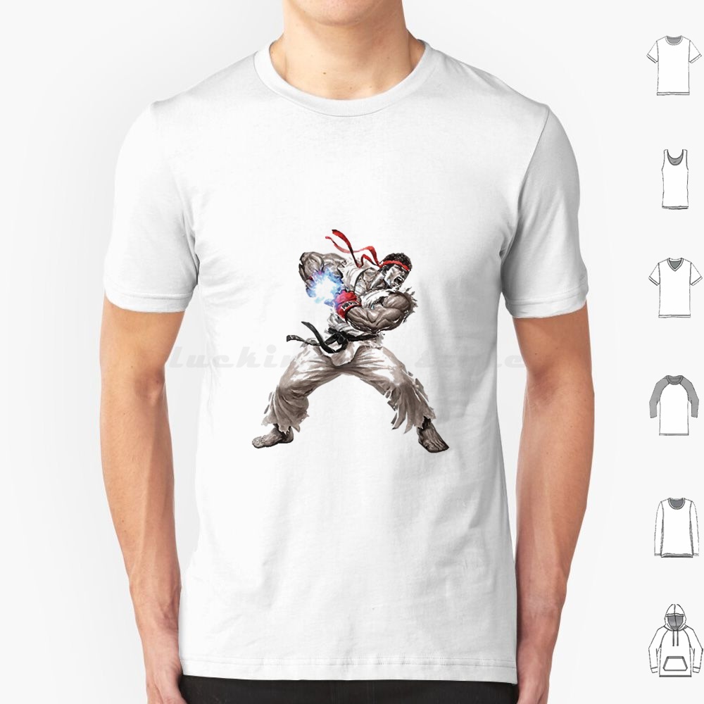 Retro Gaming Gamestop - Ryu T Shirt Cotton Men Women