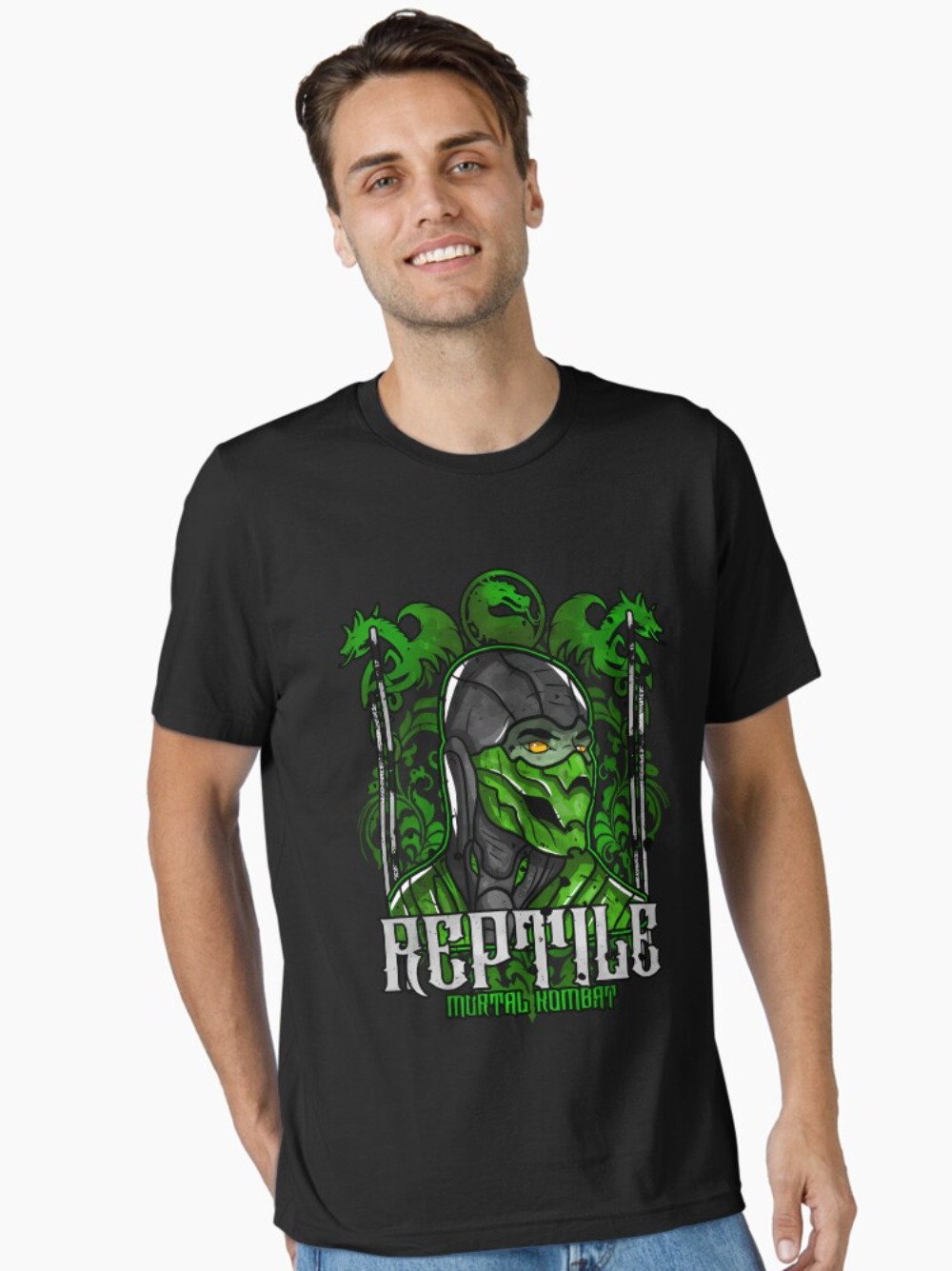 Mortal Kombat Reptile Portrait - Retro Gaming Gamestop 评论和价格