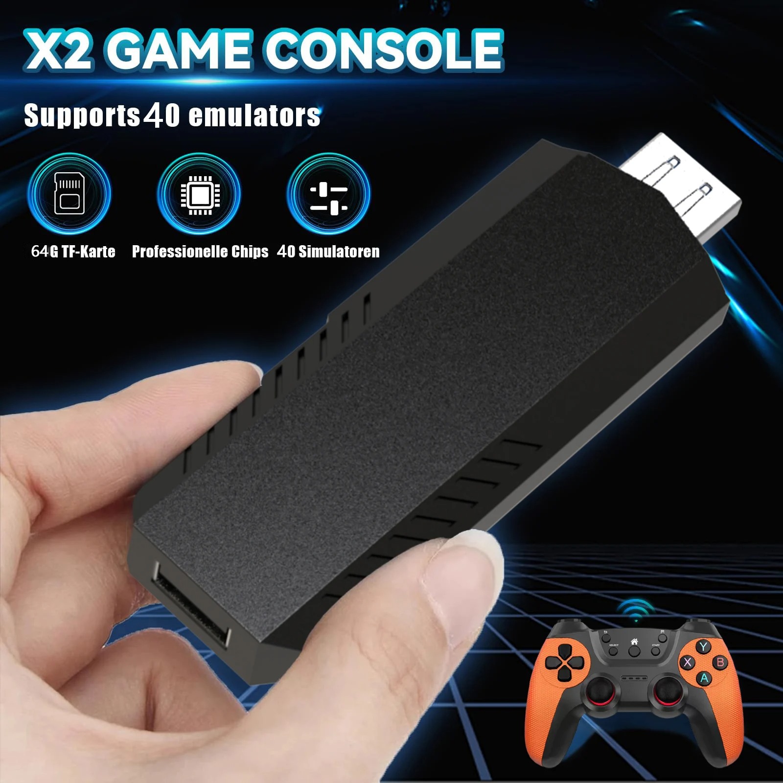 X2Pro TV Game Stick 4K HD Vide - Retro Gaming X2 Pro 评论和价格
