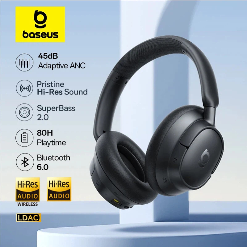Baseus EH10 NC ANC Wireless He - Retro Gaming Headset 评论和价格