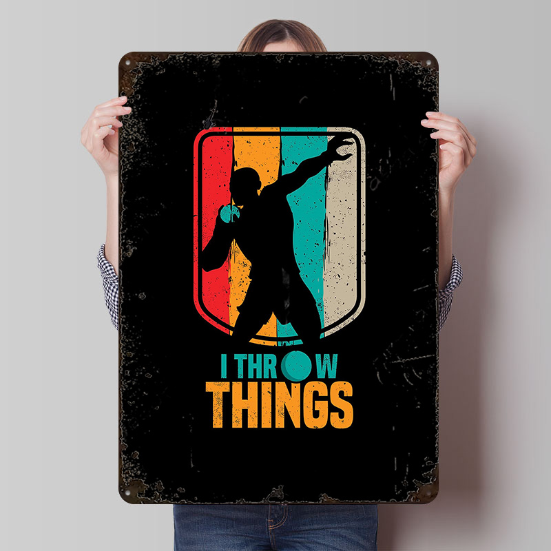 Funny Shot Put Gift Idea Tin P - Retro Gaming Ideas 评论和价格