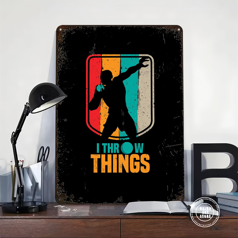 Funny Shot Put Gift Idea Tin P - Retro Gaming Ideas 评论和价格