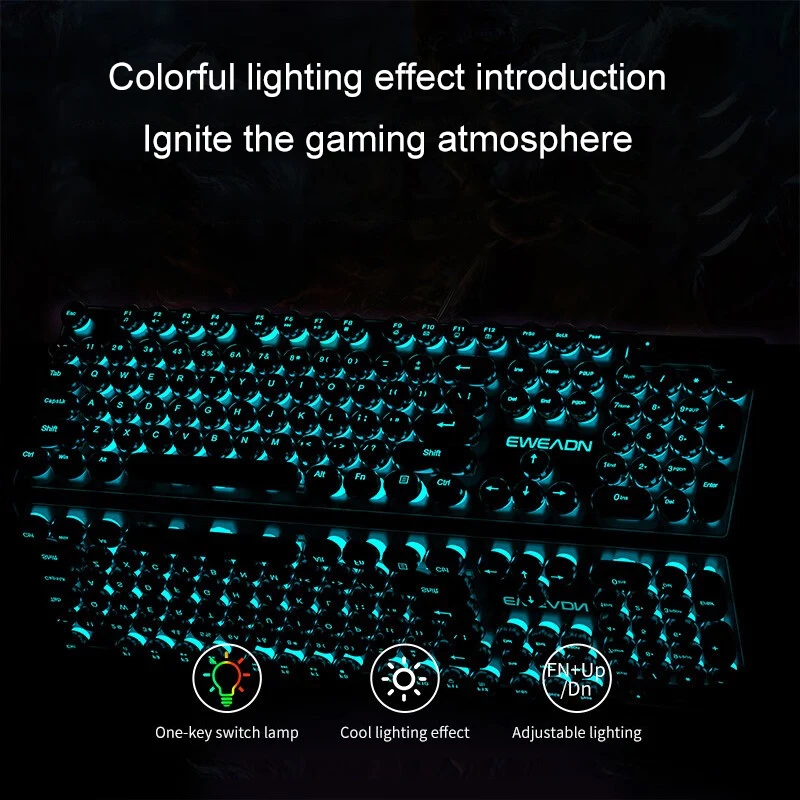 Retro Punk Mechanical Feel Key - Retro Gaming Us 评论和价格