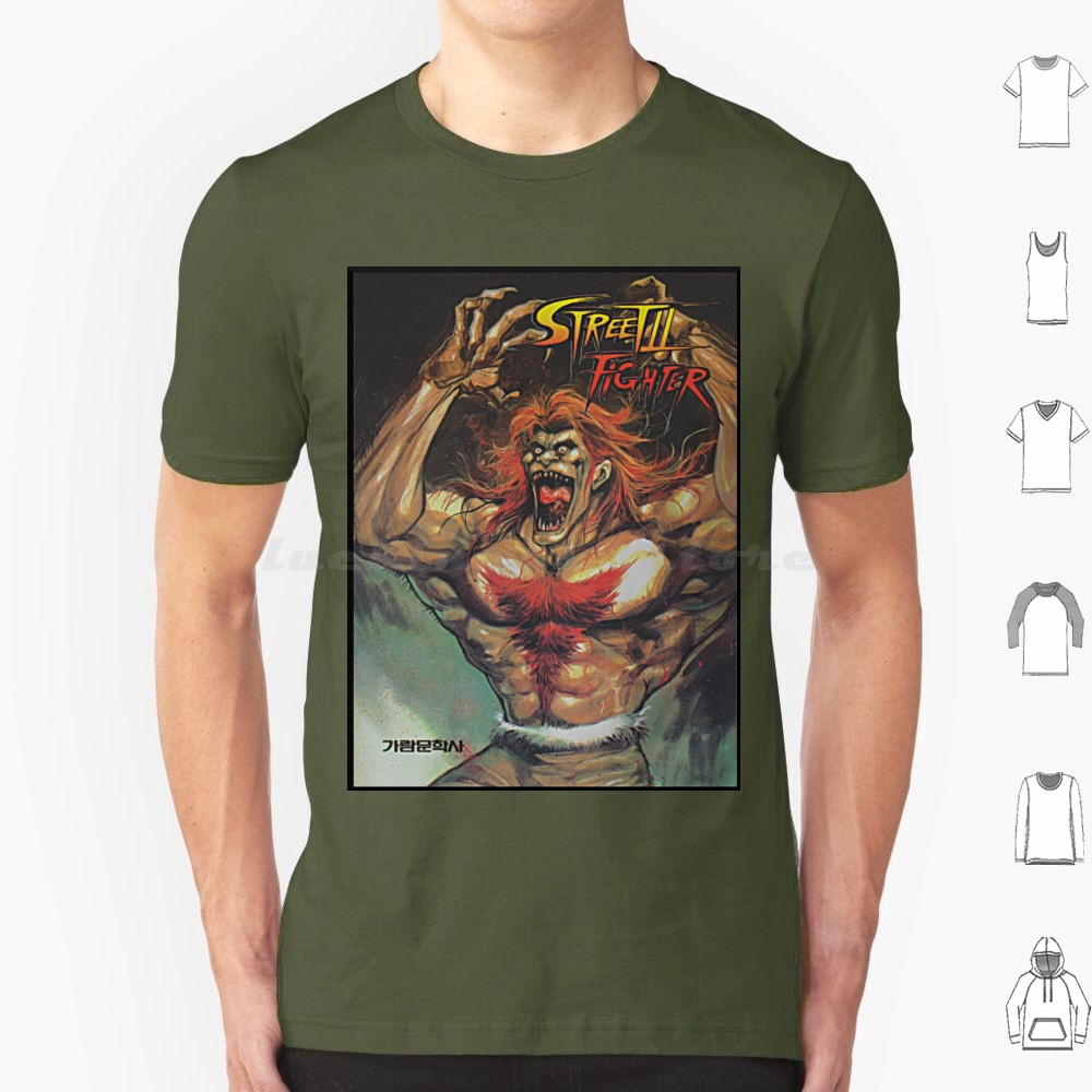 Blanka-Korean 2 Manga T Shirt  - Retro Gaming Gamestop 评论和价格