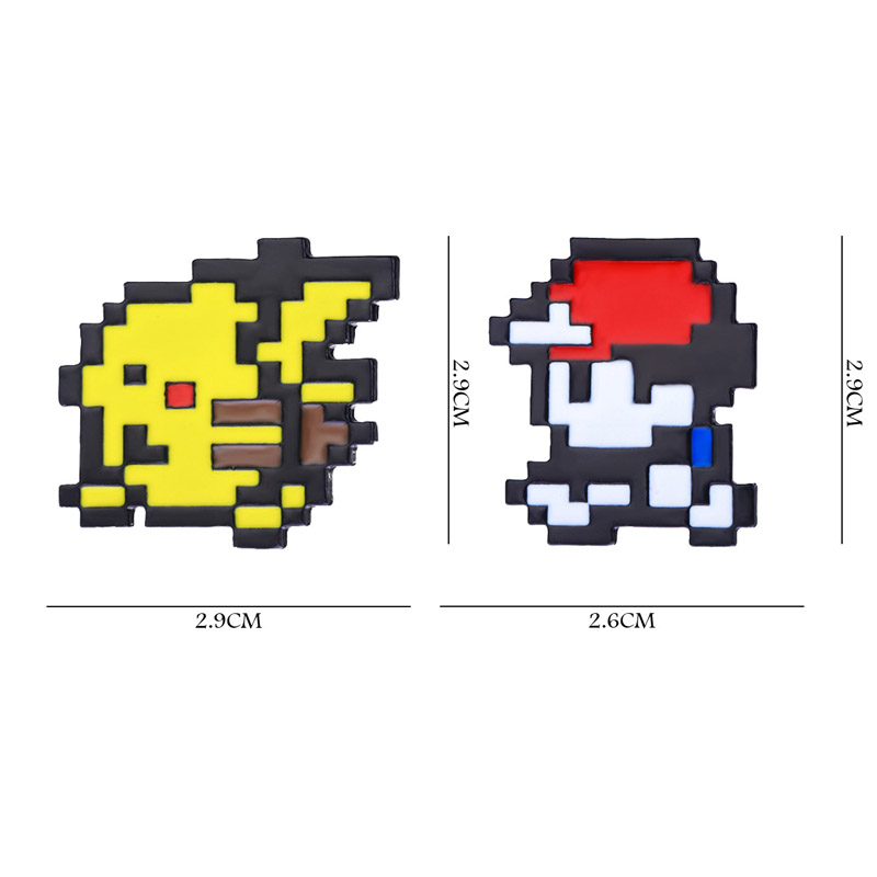 2pcs Retro Game 8-bit Pixel Po - Retro Gaming Pokemon 评论和价格