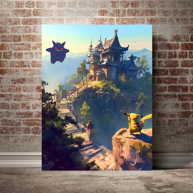 Pokemon Retro Cartoon Poster P - Retro Gaming Pokemon 评论和价格
