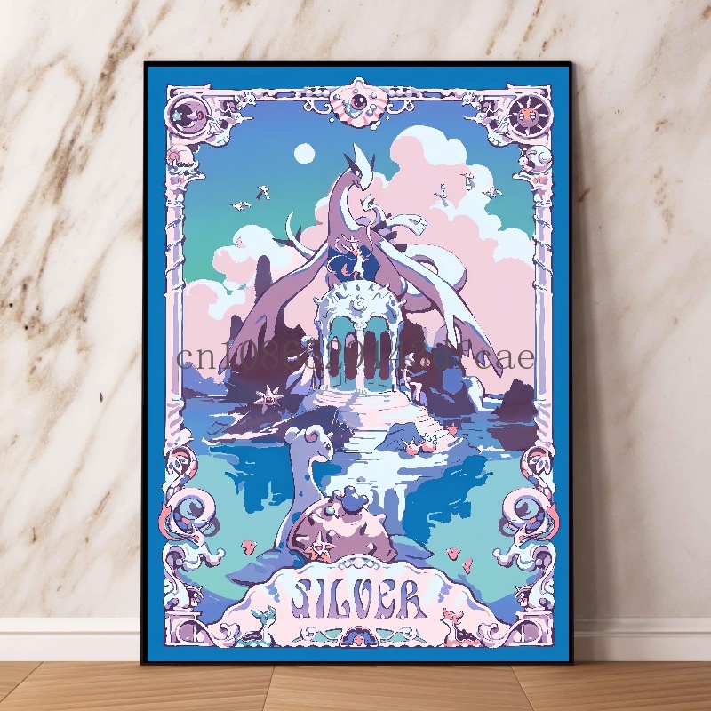 Pokemon Retro Cartoon Poster C - Retro Gaming Pokemon 评论和价格