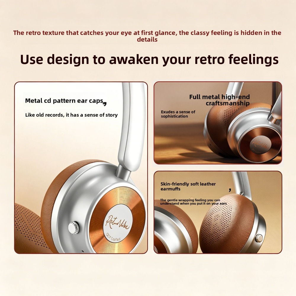 Retro Over Ear Wireless Blueto - Retro Gaming Headset 评论和价格