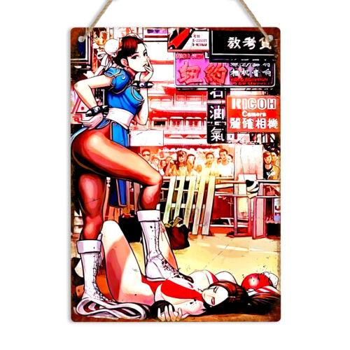 Chun Li Retro Gaming Metal Wal - Retro Gaming Us 评论和价格