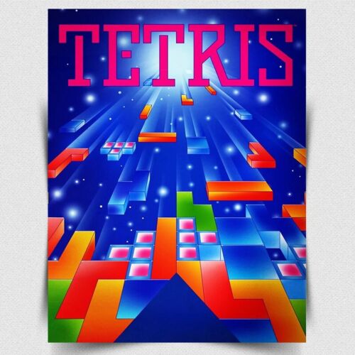 TETRIS METAL SIGN PLAQUE - Ret - Retro Gaming Us 评论和价格