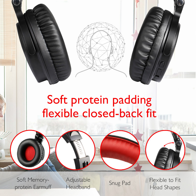 Oneodio Wireless Bluetooth 5.2 - Retro Gaming Headset 评论和价格